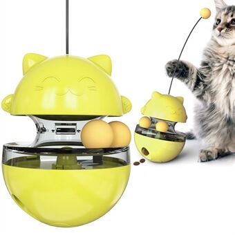 ZCM-01 Interactieve Kat Bal Speelgoed Verstelbare Voedsel Doseren Kat Speelgoed Funny Oefening Kitten Tumbler Teaser Speelgoed