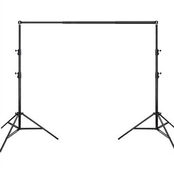 2.6x3m Fotografie Achtergrond Stand Kit Aluminium Telescopische Buis Verstelbare Foto Achtergrond Display Stand