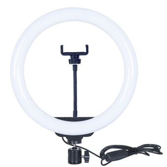 10 inch dimbaar selfie-ringlicht USB- Ring voor live-uitzending video-opnamen