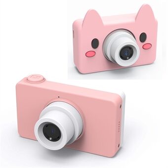 D8 2.0 inch IPS-scherm voor kinderen, digitale camera, videorecorder met cartoon-beschermhoes