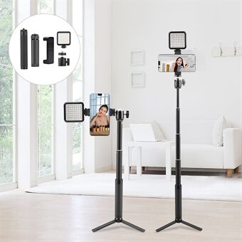 5 Stks / set Handheld Draagbare Selfie Stick Verlengstuk Beugel Mobiele Telefoon Stand