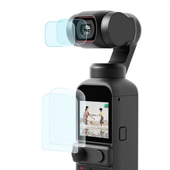 RCGEEK 2PCS-lens + LCD-schermbeschermer van gehard glas voor DJI OSMO Pocket 2