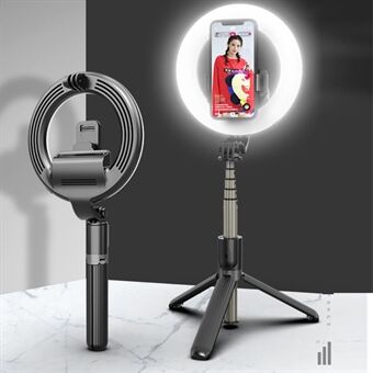 L07 Bluetooth Selfie Stick-standaard met 5 inch LED Ring