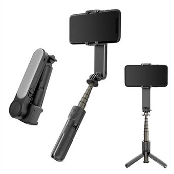 L09 Bluetooth Selfie Stick Stand gimbal-stabilisator met dimbare vullicht Intrekbare afstandsbediening Monopod