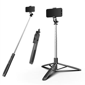 Q05 1580 mm telescopische monopond Stand met Bluetooth-afstandsbediening voor Android iOS