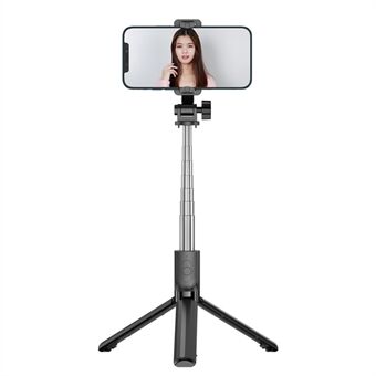 KP12 Uitschuifbare Live-stream Mobiele telefoonstandaard Draagbare draadloze afstandsbediening Bluetooth Selfie Stick Stand zonder licht