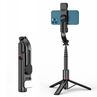 L12D 1085 mm Dual Fill Lights-versie - instelbare lichtmodus Draadloze bediening Multifunctionele, uitschuifbare draagbare handheld selfiestick Stand