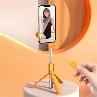 KT01 70 cm uitschuifbare Selfie Stick aluminiumlegering Stand met draadloze Bluetooth-afstandsbediening