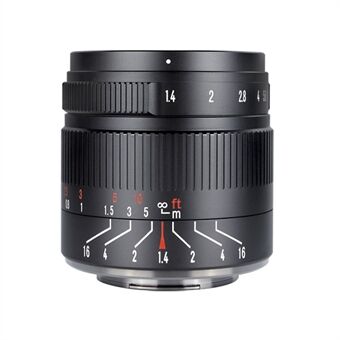7ARTISANS 55mm F1.4 II V2.0 Handmatige focus camera portretlens voor Sony E-Mount / Fuji X-Mount / Nikon Z-Mount / M4 / 3-Mount spiegelloze camera\'s