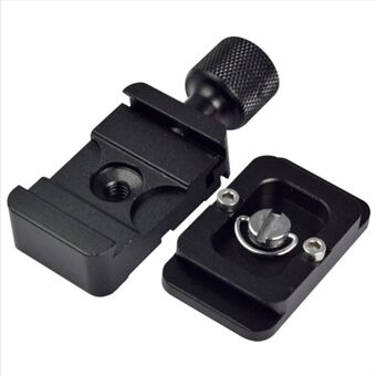 Camera Quick Release Plaat 1/4 Montage Klem Adapter Stabilisator Statief Beugel Aluminiumlegering Houder