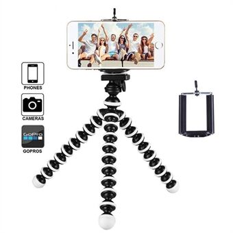 Mini Octopus standhouder Mobiele telefoon stand Gorilla pod voor smartphone Stand met clip (klein)