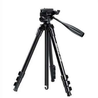 TRIOPO- Stand Aluminium statiefstandaard 4-delig verstelbare monopod met pan-tilt- Head voor DSLR SLR-camera