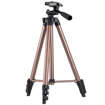 130cm Outdoor Fotografie Statief Draagbare Telescopische Aluminium Statief Camera Telefoon Live Streaming Stand