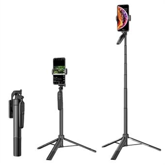 A65 1.6m Telefoon Statief Aluminium Selfie Stick Statief Anti-Shaking Statief Stand met Draadloze Afstandsbediening voor iPhone en Android