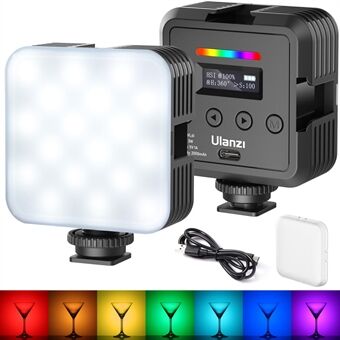 ULANZI VL61 RGB Draagbare Oplaadbare Fotografie Invullicht Camera LED Lamp