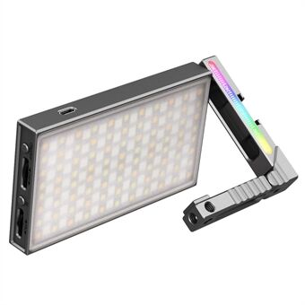 VIJIM R70 RGB LED-videolamp met verstelbare beugelbevestiging DSLR SLR-cameralamp 2700-8500K