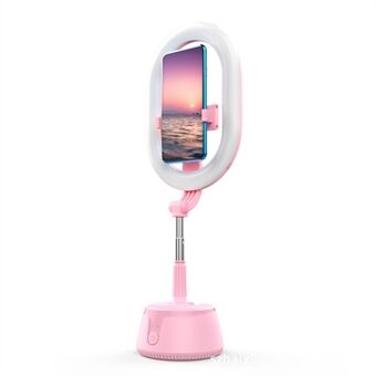 A10 alles-in-één intrekbare invullamp Draadloos opvouwbaar fotografielicht 360 graden verstelbaar Intelligent Follow Gimbal Light Selfie Stick met telefoonclip