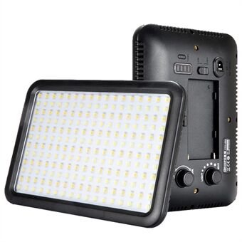 TRIOPO TTV-204 Tweekleurig paneel mini LED-licht Verstelbaar paneel draagbaar schuiflicht