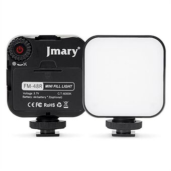 JMARY FM48R Draagbare Mini Camera Telefoon Invullicht Dimbaar Fotografie LED Invullicht