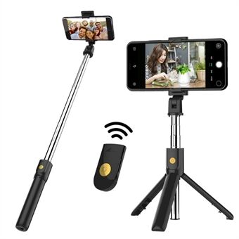 SELFIESHOW K07 Draadloze Bluetooth Selfie Stick Opvouwbaar ministatief Uitbreidbare monopod met afstandsbediening voor iOS Android