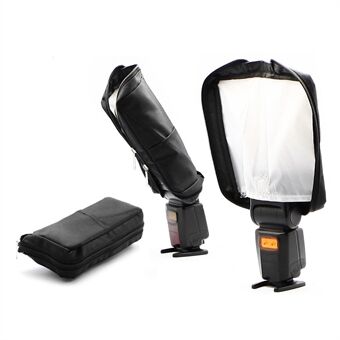 3 in 1 camera Opvouwbare Flash Softbox Diffuser Speedlite Beam Tube Soft Light Box Case