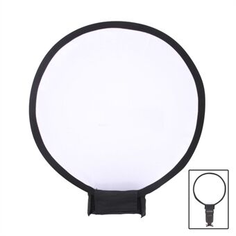 40 cm Universal opvouwbare ronde Speedlite Softbox Diffuser voor draagbare Flash