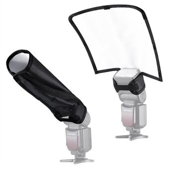 Universal Opvouwbare Flash Reflector Diffuser Speedlite Softbox voor Canon Nikon Sony Yongnuo Pentax