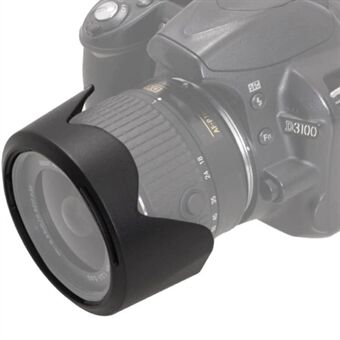 HB-N106 Zonnekap voor Nikon AF-S DX 18-55mm f/3.5-5.6GVR II lens D5300 D3300 Bajonet Stijl Omkeerbare Zonnekap Vervangen Lens Shade