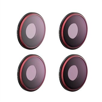 PGYTECH P-32C-013 Meerlaags gecoate ND-PL-filterset voor DJI Osmo Action 3 NDPL 8, 16, 32, 64 camerafilters Waterdichte oliebestendige lensfilters (professionele editie)