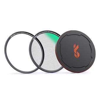 K&F CONCEPT SKU.1824 HD Helder Waterdicht 82mm Magnetisch Zwart Soft Diffusion 1/4 Filter + Magnetische Adapter Ring+ Lensdop voor Camera Lens