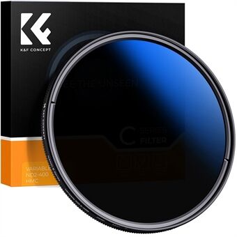 K&F CONCEPT KF01.1406 ND2-400 Neutral Density Fader Variabele ND-filter Ultradunne meerlaagse coating 82 mm cameralensfilter