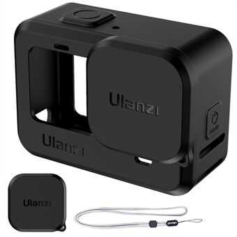 ULANZI G9-1 Siliconen beschermhoes + lensdop met koord voor GoPro Hero 9