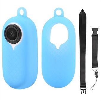 EWB8894 Duim Anti- Shake Camera Siliconen Case Protector Digitale Camera Beschermhoes met Koord voor Insta360 go2