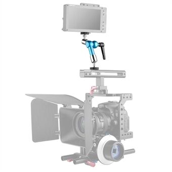 YELANGU A75 7-inch Metalen Arm Gemonteerde Camera Verstelbare Uitbreiding Stand DV Monitor LCD Monitor Roterende Stand voor livestream fotografie