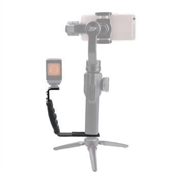 LDX handheld propellerverlenging externe L-beugel houder voor DJI OSMO Mobile 2 / Zhiyun Smooth 4