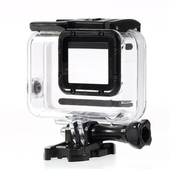 Waterdichte kastbehuizing met aanraakbare achterdeur voor GoPro Hero 7 wit/zilver