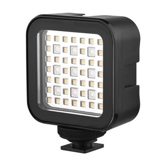 30 m / 98ft draagbare waterdichte RGB LED-videolamp Dimbare helderheid Mini-cameralicht 5500K kleurtemperatuur met koude schoen 1/4 inch schroef