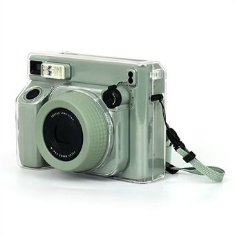 PC Clear Case voor Instax Wide 400 Instant Camera Hard Beschermhoes met Schouderriem