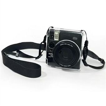 Voor Fujifilm Instax Mini 99 Transparante PC Beschermende Hoes Anti-Val Camera Tas met Schouderriem