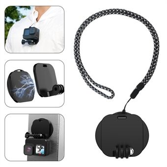 Magnetische Nek Mount Ketting Houder Lanyard Strap voor Insta360 / DJI / GoPro Camera\'s