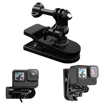 Voor GoPro / DJI / Insta360 Actiecamera 360 Graden Rotatie Rugzak Clip Camerabevestiging Bracket