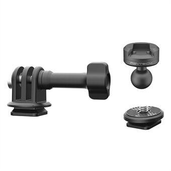 PGYTECH P-CG-145 CapLock Sportcamera Quick Release Mount Adapter Plaat Set met Head voor GoPro / Insta360 / DJI