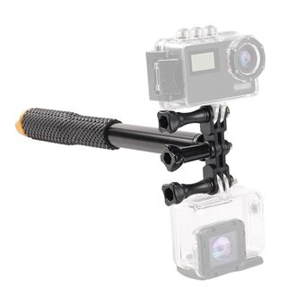 K6 LED-invullicht Dual- Head Adapter voor Xiaoyi, GoPro Hero 4 Actiecamera PC-houder