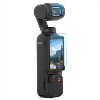 SUNNYLIFE OP3-BHM716 Scherm + Lens Gehard Glas HD Film voor DJI Osmo Pocket 3 Handcamera