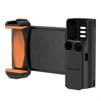 SUNNYLIFE OP3-AD744 Voor DJI Osmo Pocket 3 Uitgebreide Mobiele Telefoonhouder met Opbergdoos, Actiecamera Uitbreidingshandvat met 1 / 4 Schroef