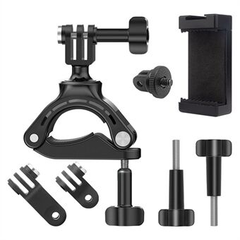 JUNNX JX-GP-05-A Fietscamera Bevestiging met Telefoonclip voor GoPro Hero 11 / 10, Mobiele Telefoons