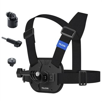 TELESIN S2-CGP-02 Borst Harnas voor GoPro 12 Snellosbare Borstriem voor Actiecamera