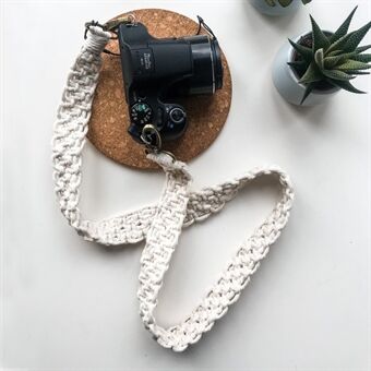 120cm Handgeweven Camerariem Boheemse Stijl Tas Schouderriem Crossbody Lanyard