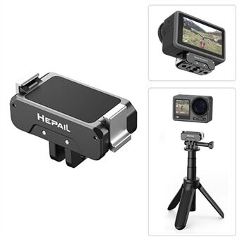 HEPAIL AC-17 Voor DJI Osmo Action 4 / Action 3 Sports Camera Magnetische Snelkoppelingsbasis