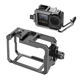 HEPAIL C-AC4 Voor DJI Osmo Action 4 / 3 Anti-Val Beschermende Frame Aluminium Legering Camera Kooi